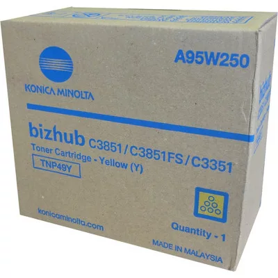 Konica-Minolta TNP49Y Toner Yellow 12.000 oldalra ► Legális! ◄