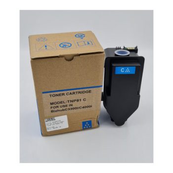   MINOLTA UTÁNGYÁRTOTT C3300i TNP81Y tonerkazetta sárga 9000 oldal kapacitás  RZ