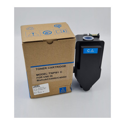 MINOLTA UTÁNGYÁRTOTT C3300i TNP81Y tonerkazetta sárga 9000 oldal kapacitás  RZ