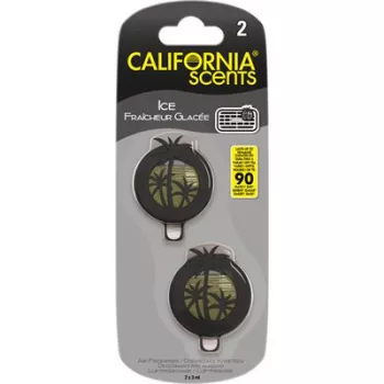  Autóillatosító, mini diffúzer, 2*3 ml, CALIFORNIA SCENTS "ICE"