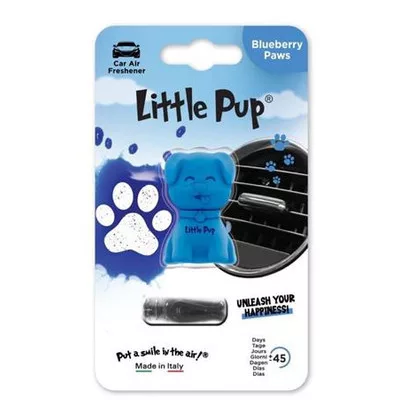 Autóillatosító, szellőzőrácsra, LITTLE JOE "PUP Blueberry Paws", kék 1 db