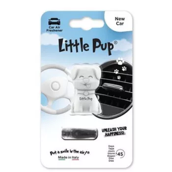   Autóillatosító, szellőzőrácsra, LITTLE JOE "PUP New Car", fehér 1 db