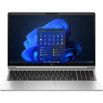   HP450G10, 15.6" FHD AG UWVA  250Nits, Intel Core i5 1334U 10C, 16GB, 512GB PCIe SSD, IntelR IrisR Xe, Silver Aluminum, WIN11PRO, 3év garancia, újjlenyomat olvasó, háttérvilágításos billentyűzet;   AK9