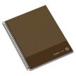 1 db Spirálfüzet, A5, vonalas, 100 lap, keményfedeles, AMBAR "Kraft", vegyes színek