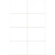 Etikett, 38x29 mm, kézzel írható, lekerekített sarkú, AVERY ZWECKFORM, 40 etikett/csomag 5 lap