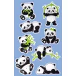 Matrica, műanyag, 1 ív, 76x120 mm, AVERY ZWECKFORM, "Z-Design No.57297", panda