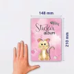 Matricagyűjtő album, A5, AVERY ZWECKFORM, cica 1 db