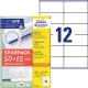 Etikett, univerzális, 105x48 mm, AVERY ZWECKFORM, "Sparpack", 780 etikett/csomag 65 lap