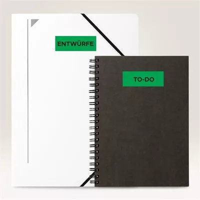 Etikett, univerzális, 45,7x21,2 mm, eltávolítható, kerekített sarkú, AVERY ZWECKFORM, 960 etikett/csomag, zöld 20 lap