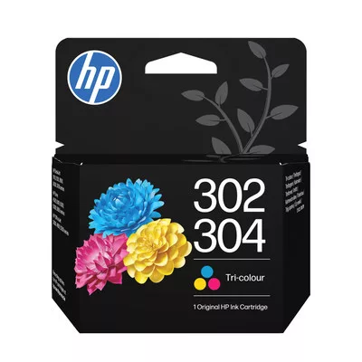 HP No.302/304 EREDETI színes TINTAPATRON / INK CARTRIDGE, 150 oldal kapacitás, B7RT6AE