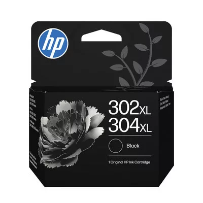 HP No.302XL/304XL EREDETI FEKETE / BLACK TINTAPATRON / INK CARTRIDGE, 430 oldal kapacitás, B7RT9AE ► Legális! ◄