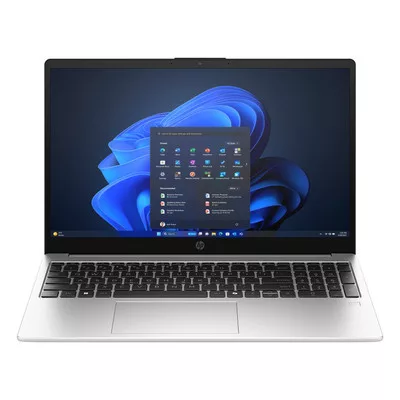 HP250RG10, 15.6" FHD AG UWVA  300Nits, Intel Core 5 120U , 8GB, 512GB PCIe SSD, IntelR Graphics, Silver, WIN11, háttérvilágításos billentyűzet, ujjlenyomat olvasó, 3év garancia