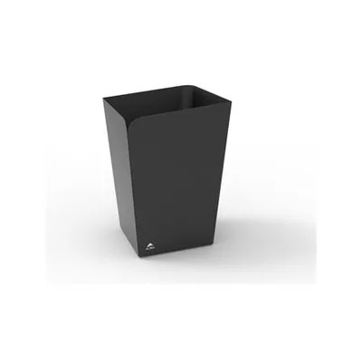 Papírkosár, fém, 18 l, ALBA, fekete 1 db
