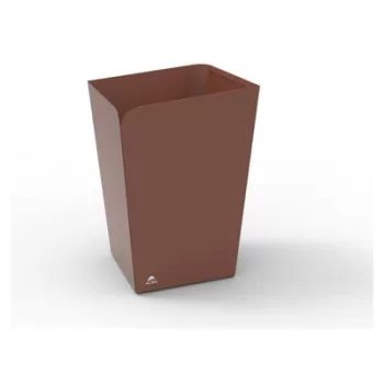 Papírkosár, 18 liter, fém, ALBA, terrakotta 1 db