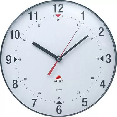 Falióra, 25 cm, ALBA "Classic", áttetsző szürke 1 db