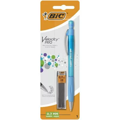 Nyomósirón és grafitbél, 0,7 mm, BIC "Velocity Pro" 2 db