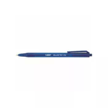   Golyóstoll, 0,32 mm, nyomógombos, BIC "Round Stic Clic", kék 20 db