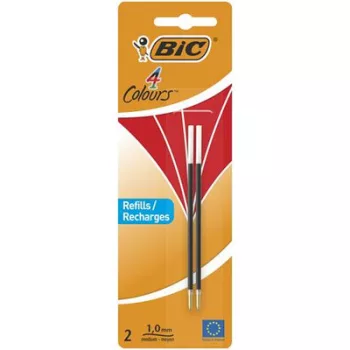   Golyóstollbetét, 0,32 mm, BIC "4 Colours" piros 2 db