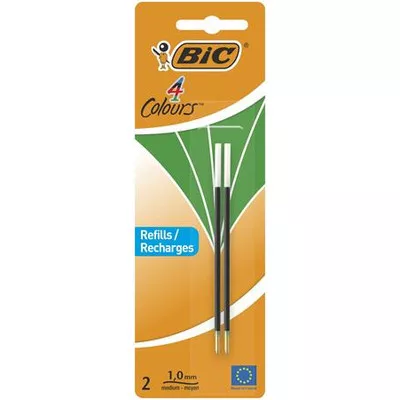 Golyóstollbetét, 0,32 mm, BIC "4 Colours" zöld 2 db