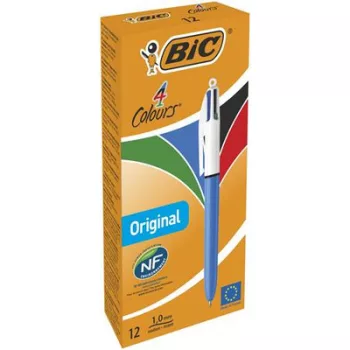   Golyóstoll, 0,32 mm, nyomógombos, négyszínű, BIC "4 Colours Original" 1 db