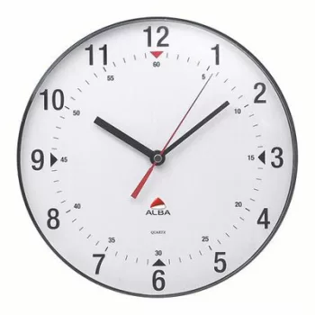   Falióra, mágneses hátlappal, 25 cm, ALBA "Classic", fekete 1 db