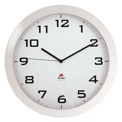 Falióra, 38 cm, ALBA "Horissimo", fehér 1 db
