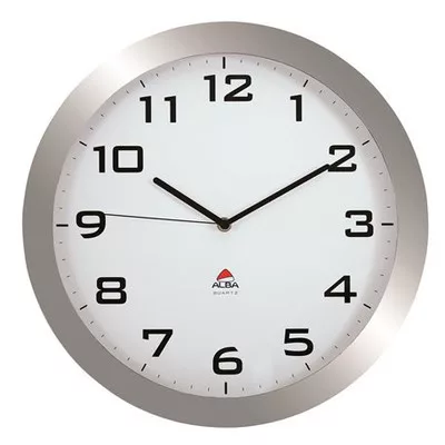 Falióra, 38 cm, ALBA "Horissimo", ezüst 1 db