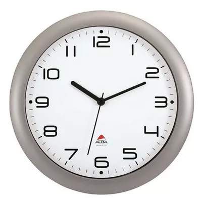 Falióra, 30 cm, ALBA "Hornew", ezüst 1 db