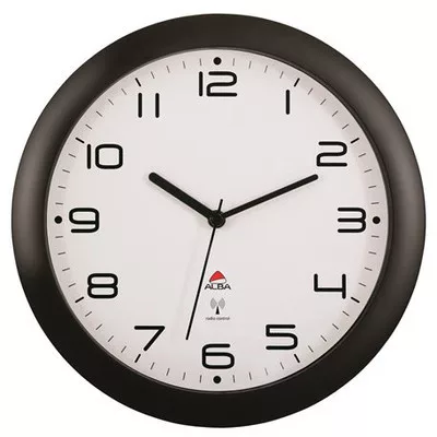 Falióra, rádióvezérlésű, 30 cm, ALBA "Hornewrc", fekete 1 db