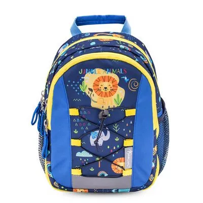 Hátizsák, cipzáras, BELMIL "Mini Kiddy Little Jungle", dzsungel 1 db