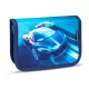 Tolltartó, klapnis, cipzáras, BELMIL "Racing Blue Neon", kék, versenyautó 1 db