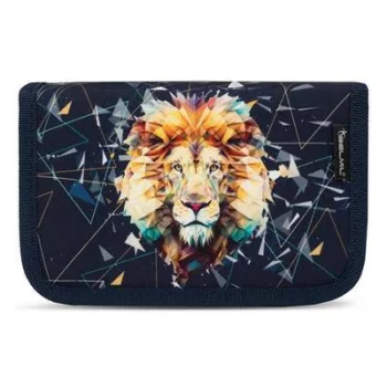   Tolltartó, klapnis, cipzáras, BELMIL "Lion", fekete, oroszlán 1 db