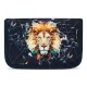 Tolltartó, klapnis, cipzáras, BELMIL "Lion", fekete, oroszlán 1 db