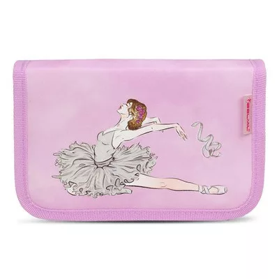 Tolltartó, klapnis, cipzáras, BELMIL "Ballerina", lila, balerina 1 db