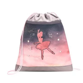   Tornazsák, BELMIL "Ballerina", fekete-rózsaszín, balerina 1 db