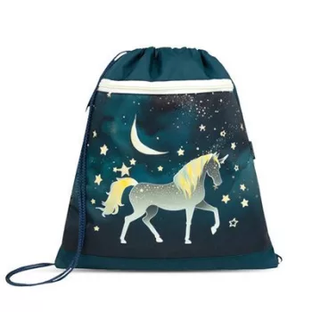   Tornazsák, BELMIL "Sparkling Unicorn", kék, unikornis 1 db