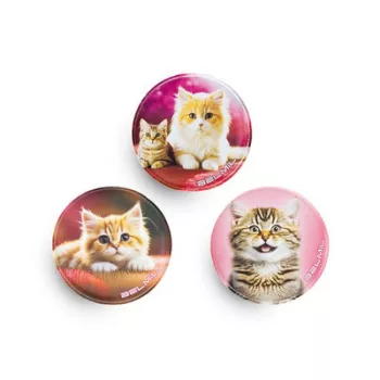   Matrica, tépőzáras, Classy Plus táskához, BELMIL "Cats", cica 3 db