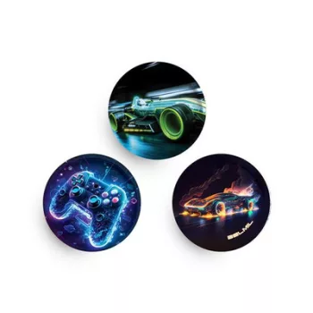   Matrica, tépőzáras, Classy Plus táskához, BELMIL "Gamer", gamer 3 db