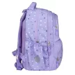 Iskolatáska, cipzáras, BELMIL "Maxi Pack Purple Dots", lila pöttyös
