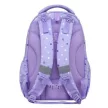 Iskolatáska, cipzáras, BELMIL "Maxi Pack Purple Dots", lila pöttyös
