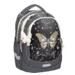 Iskolatáska, cipzáras, BELMIL "Leisure Plus Starlight Butterfly", csillagfény pillangó