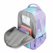 Iskolatáska, cipzáras, laptoptartóval, BELMIL "Companion Serenity", lila, pillangó
