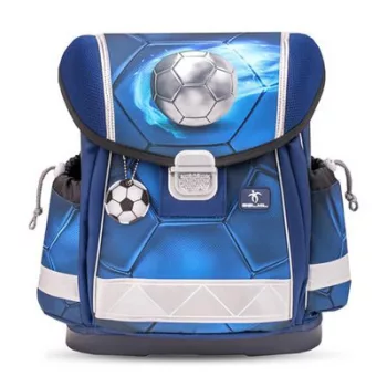   Iskolatáska, fémcsat, BELMIL "Classy Football 4", foci