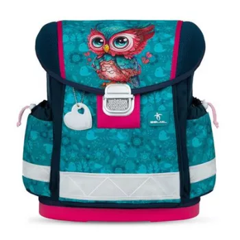   Iskolatáska, fémcsat, BELMIL "Classy Cute Owl", bagoly 1 db
