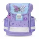 Iskolatáska, fémcsat, BELMIL "Classy Purple Blue Butterfly", pillangó