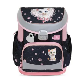   Iskolatáska, fémcsat, BELMIL "Mini-Fit Cute Kitten", cica