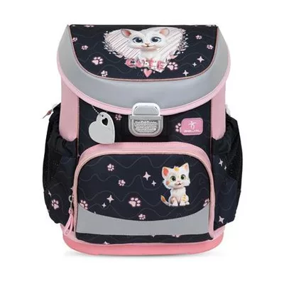 Iskolatáska, fémcsat, BELMIL "Mini-Fit Cute Kitten", cica