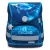 Iskolatáska, mágneszárral, BELMIL "Compact Racing Blue Neon", versenyautó