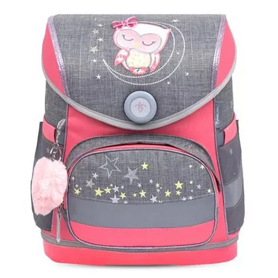 Iskolatáska, mágneszárral, BELMIL "Compact Little Owl", bagoly 1 db