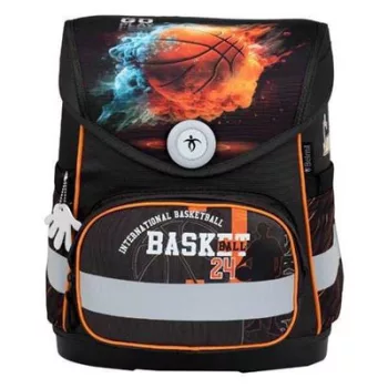   Iskolatáska, mágneszárral, BELMIL "Compact Basketball”, kosárlabda 1 db